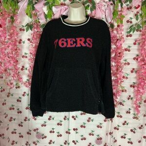 Fisll 76ers fuzzy pullover